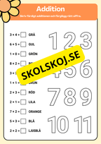 Matte extra uppgifter - Förskoleklass - Årskurs 1