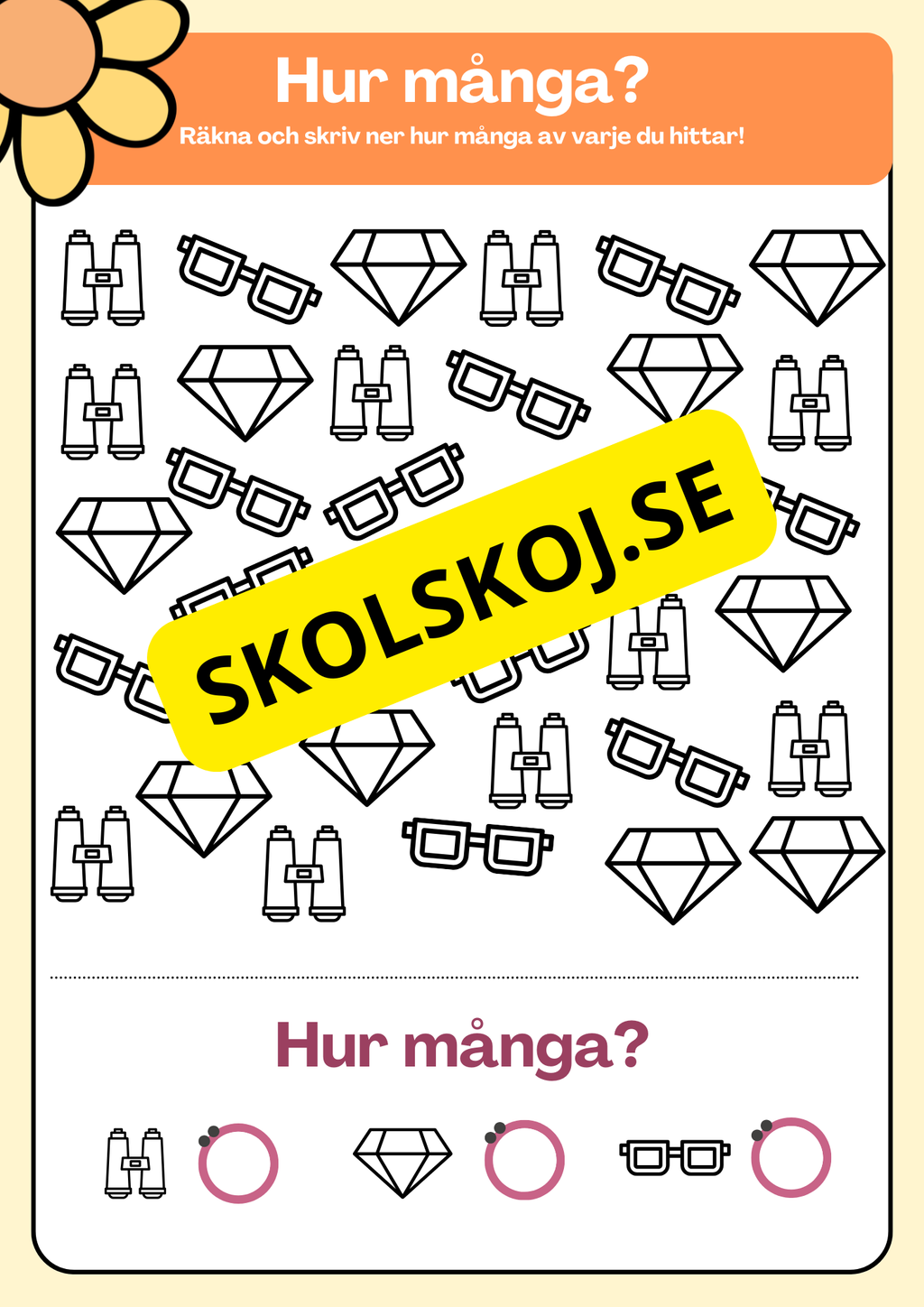 Matte extra uppgifter - Förskoleklass - Årskurs 1
