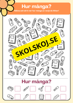 Matte extra uppgifter - Förskoleklass - Årskurs 1