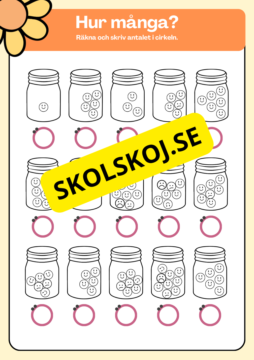 Matte extra uppgifter - Förskoleklass - Årskurs 1