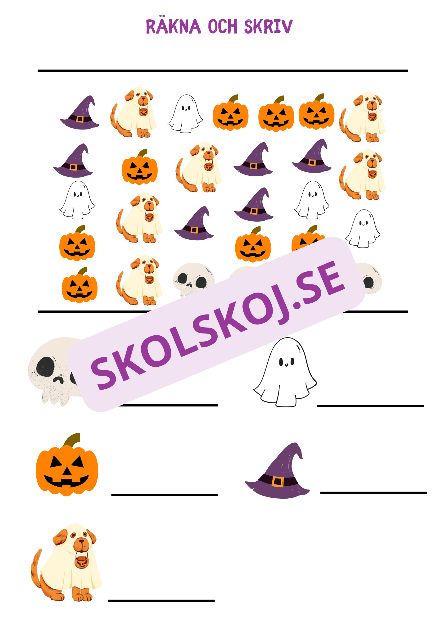 Mattehäfte halloween