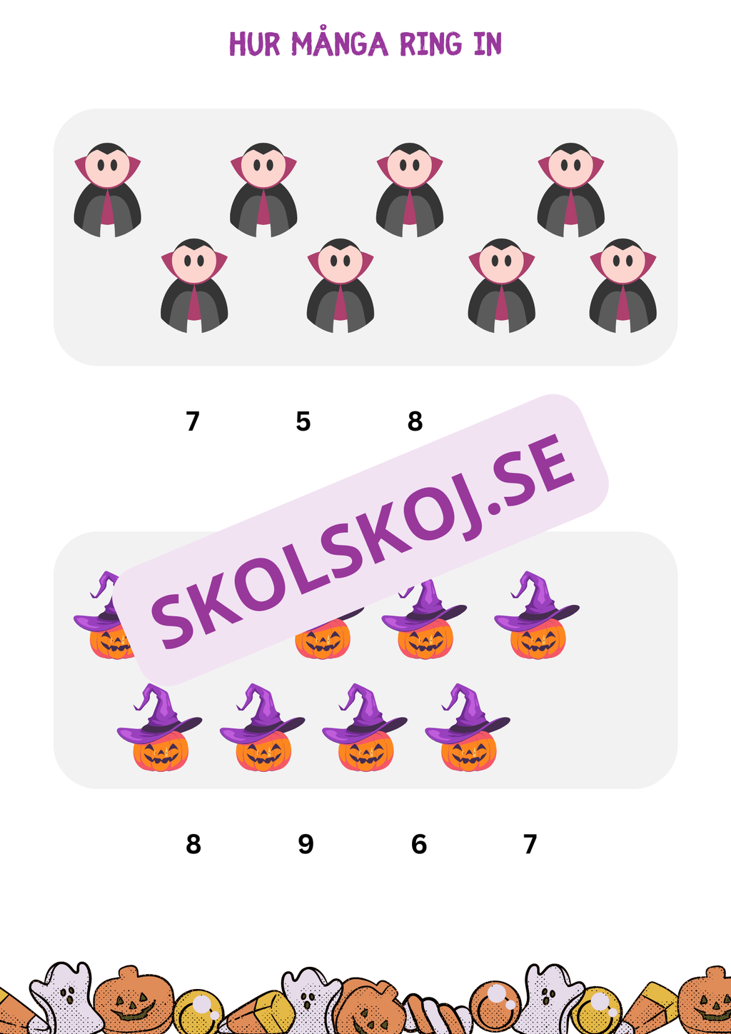 Mattehäfte halloween