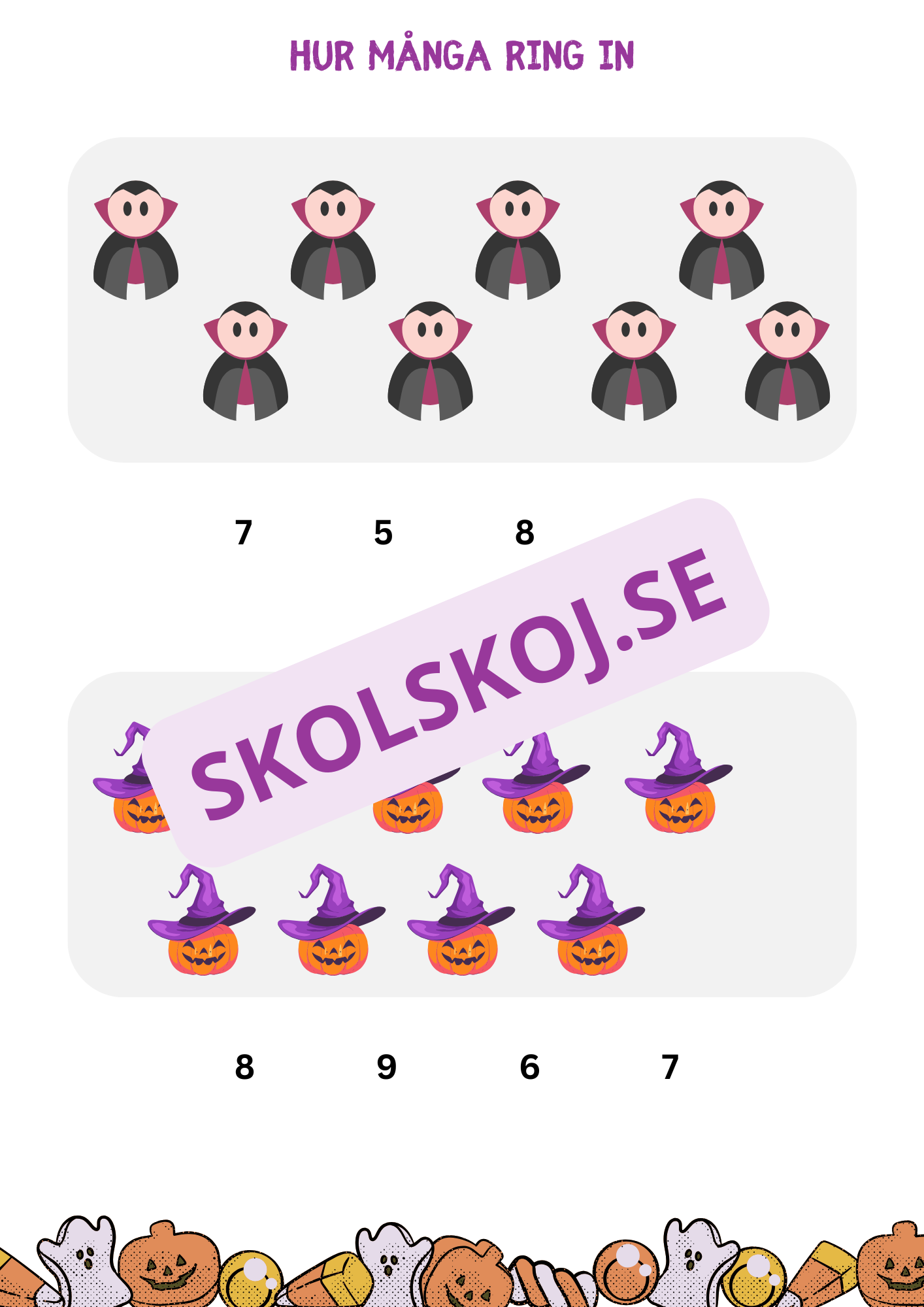 Mattehäfte halloween