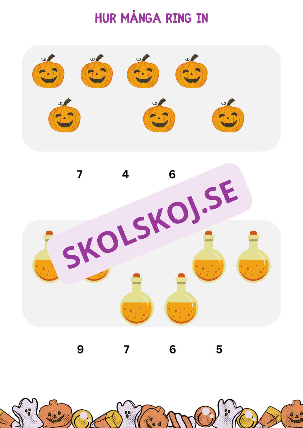 Mattehäfte halloween