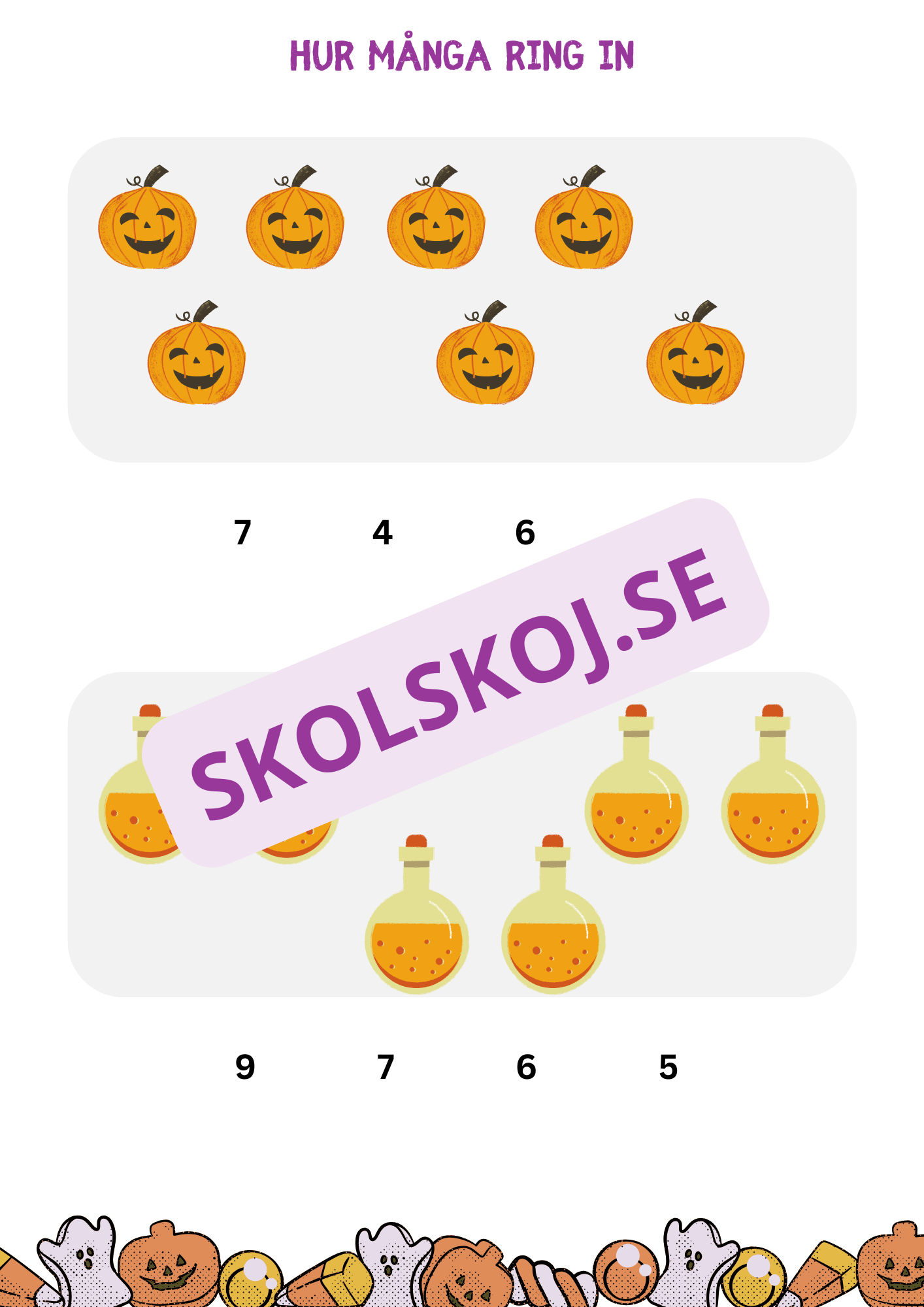 Mattehäfte halloween