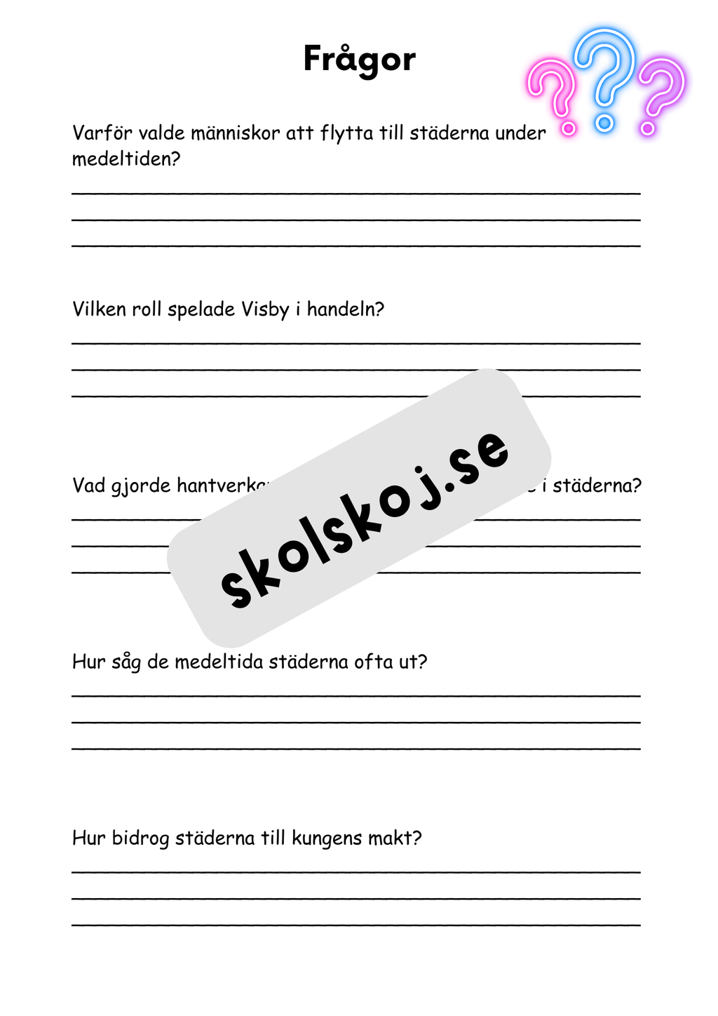 Medeltiden - En resa genom historien - Årskurs 4 - 6