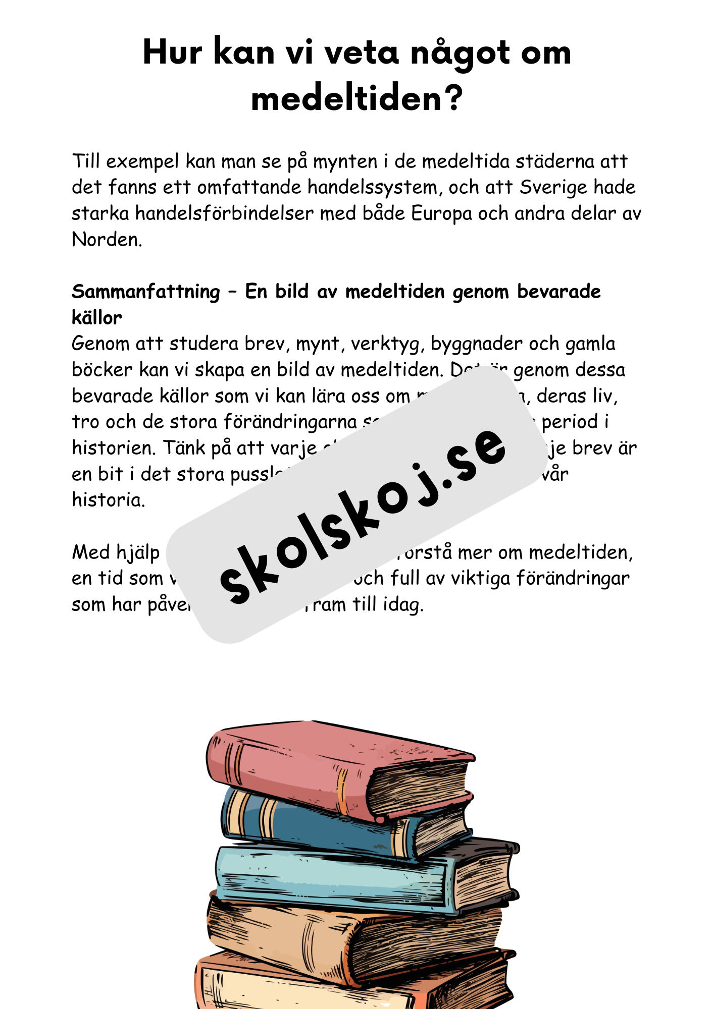 Medeltiden - En resa genom historien - Årskurs 4 - 6