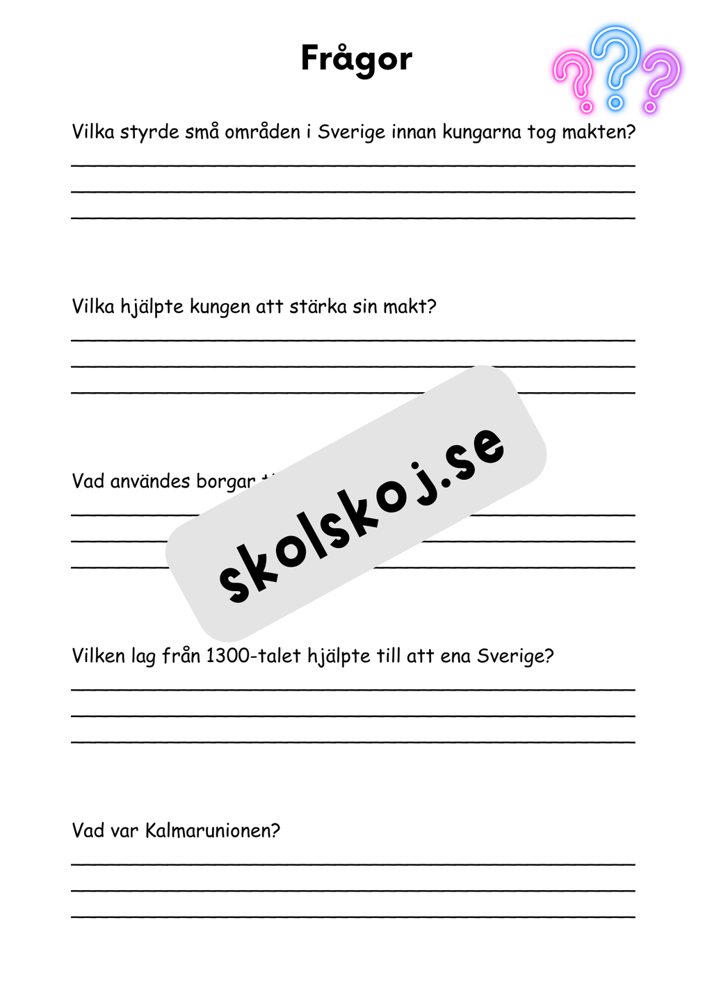 Medeltiden - En resa genom historien - Årskurs 4 - 6