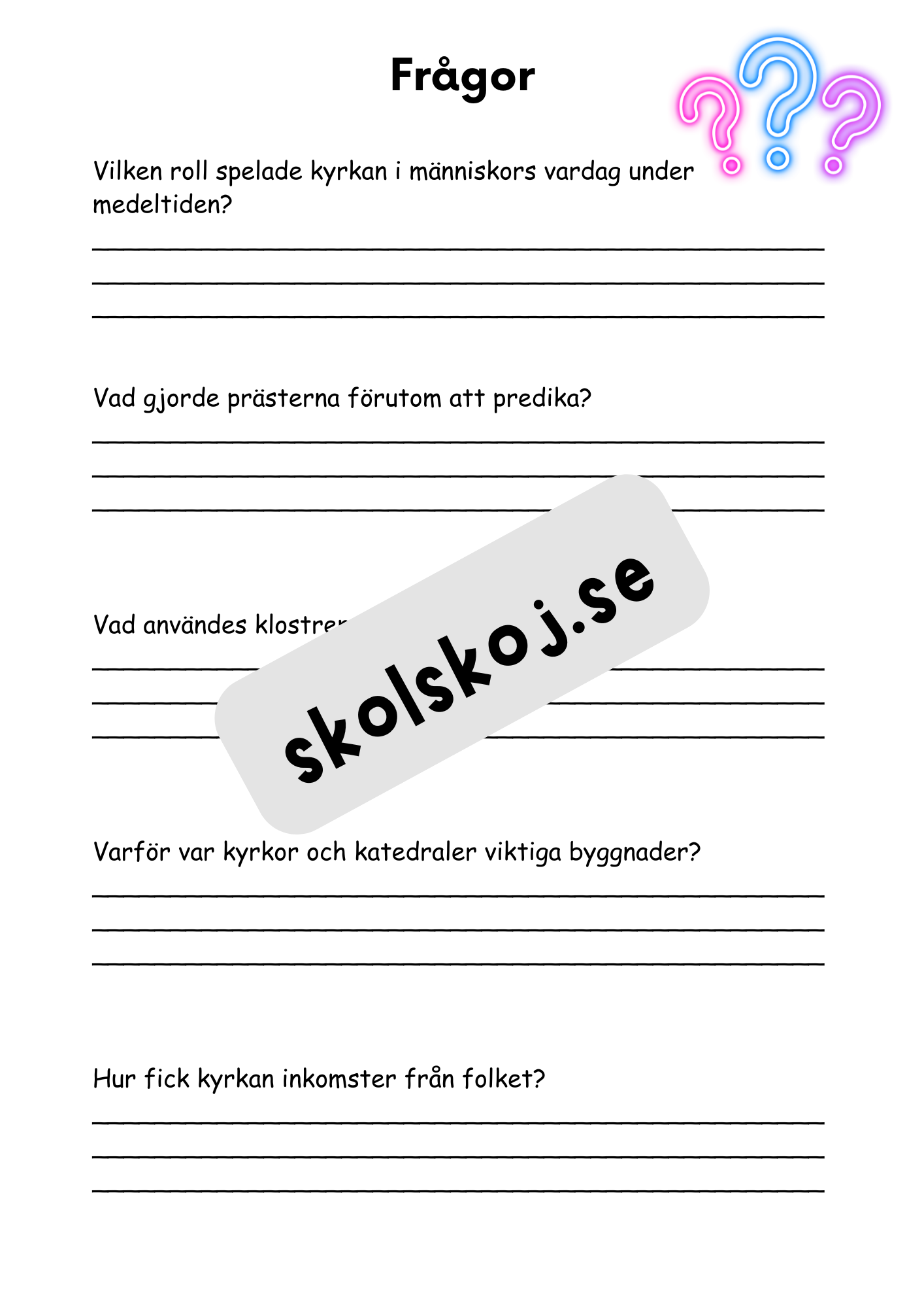 Medeltiden - En resa genom historien - Årskurs 4 - 6