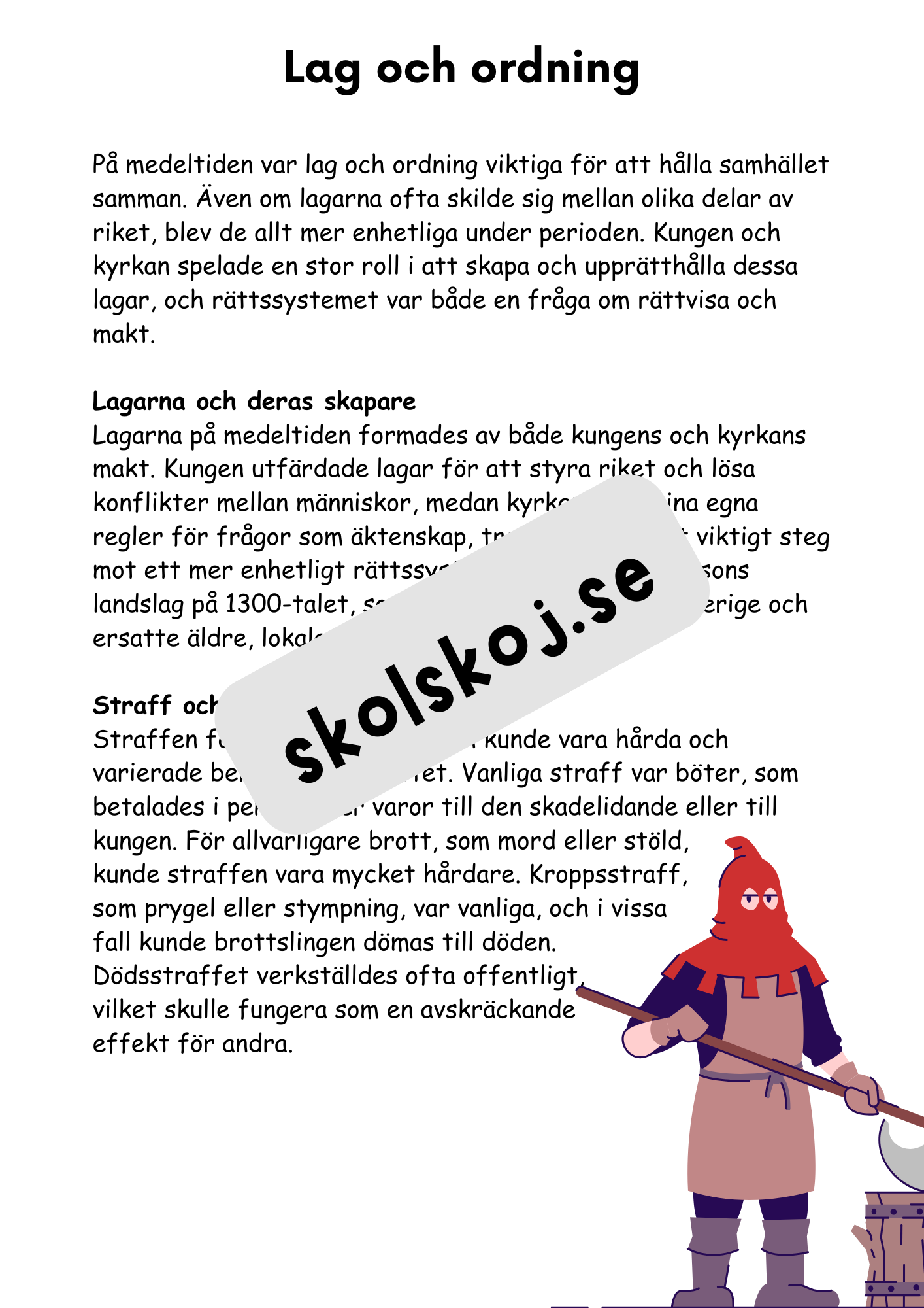 Medeltiden - En resa genom historien - Årskurs 4 - 6