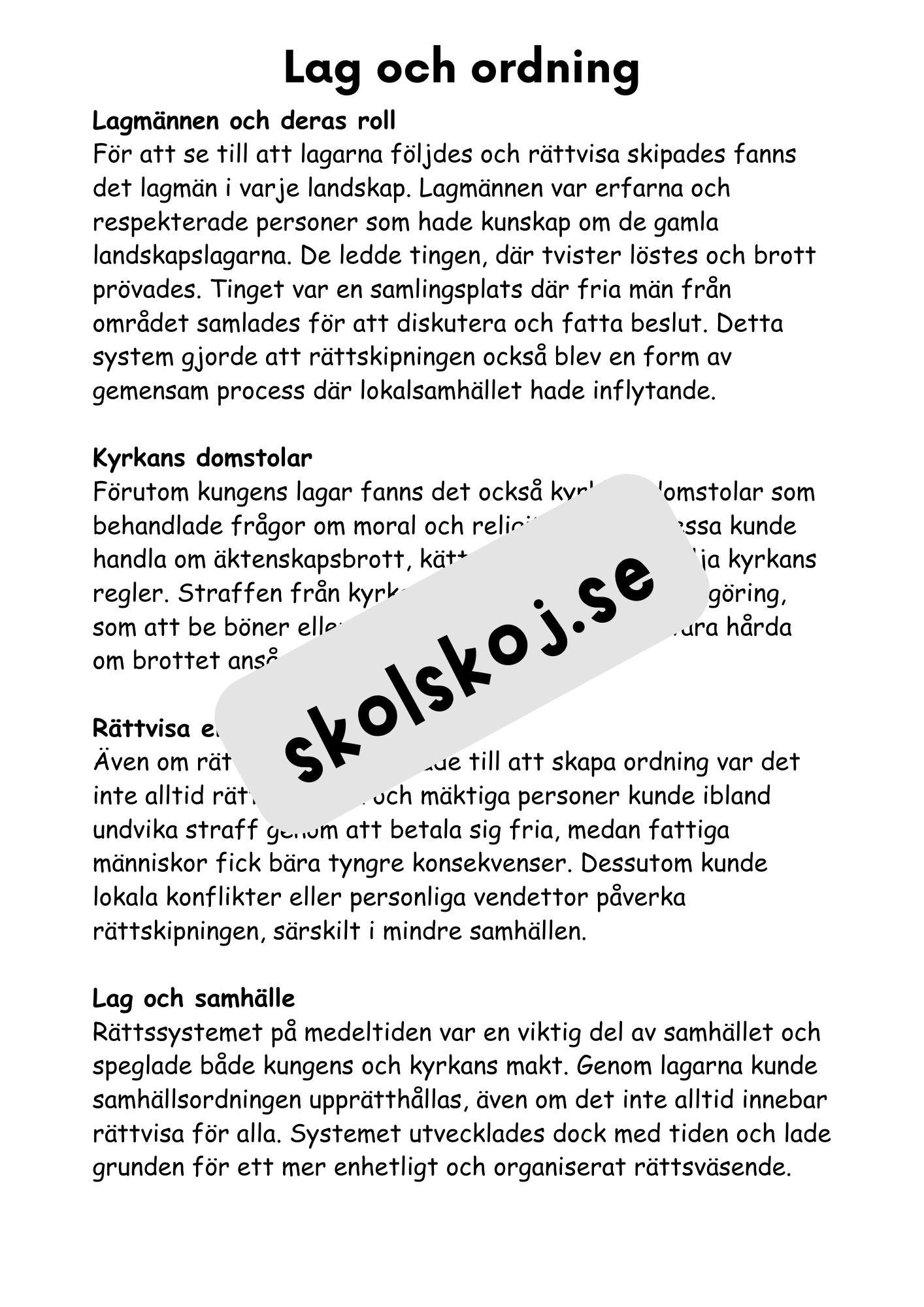Medeltiden - En resa genom historien - Årskurs 4 - 6