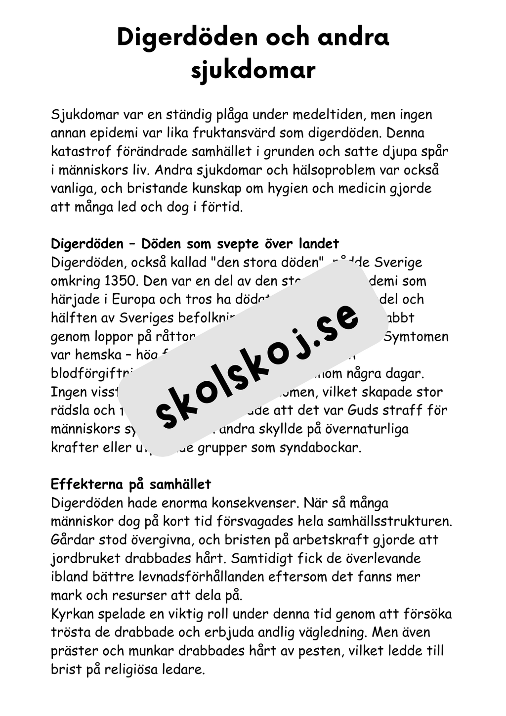 Medeltiden - En resa genom historien - Årskurs 4 - 6