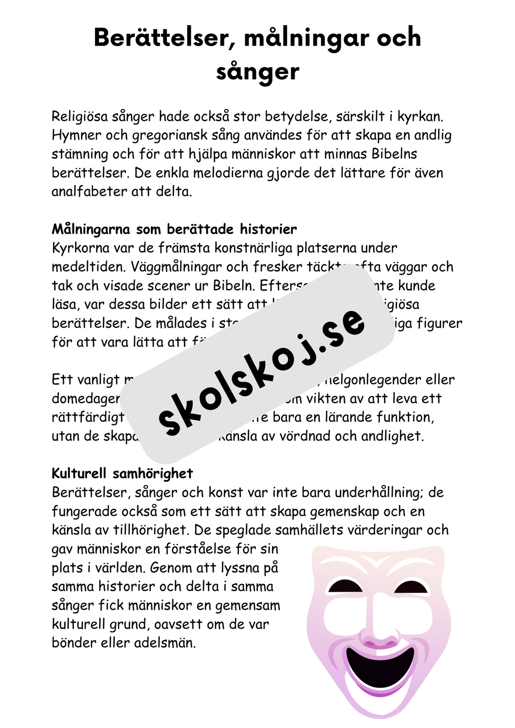 Medeltiden - En resa genom historien - Årskurs 4 - 6