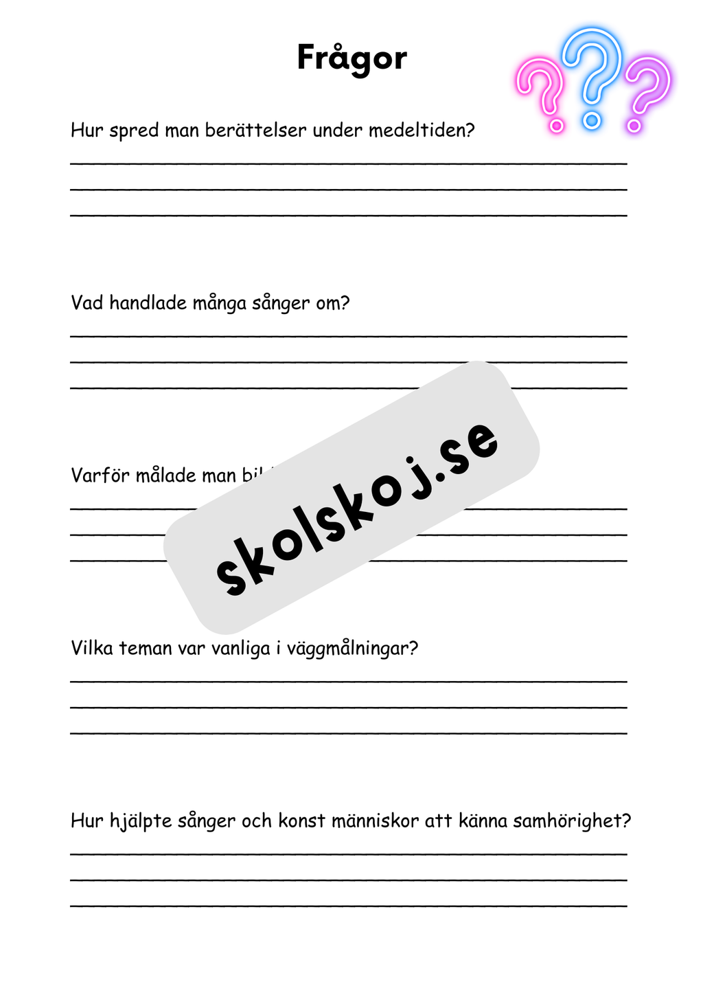 Medeltiden - En resa genom historien - Årskurs 4 - 6