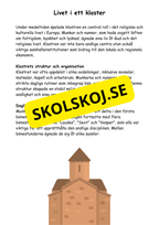 Medeltiden - Livet, makt och tro - Årskurs 4 - 6