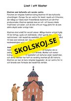 Medeltiden - Livet, makt och tro - Årskurs 4 - 6