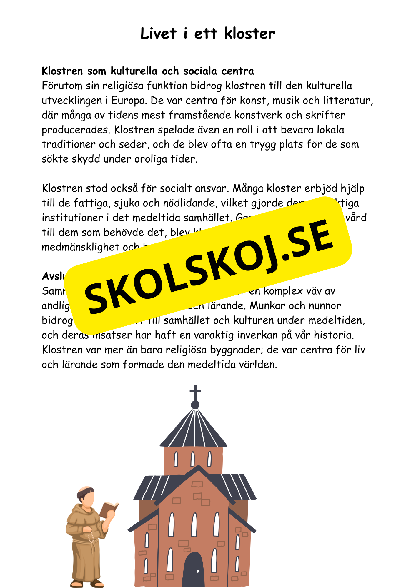 Medeltiden - Livet, makt och tro - Årskurs 4 - 6