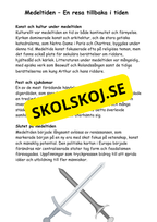 Medeltiden - Livet, makt och tro - Årskurs 4 - 6