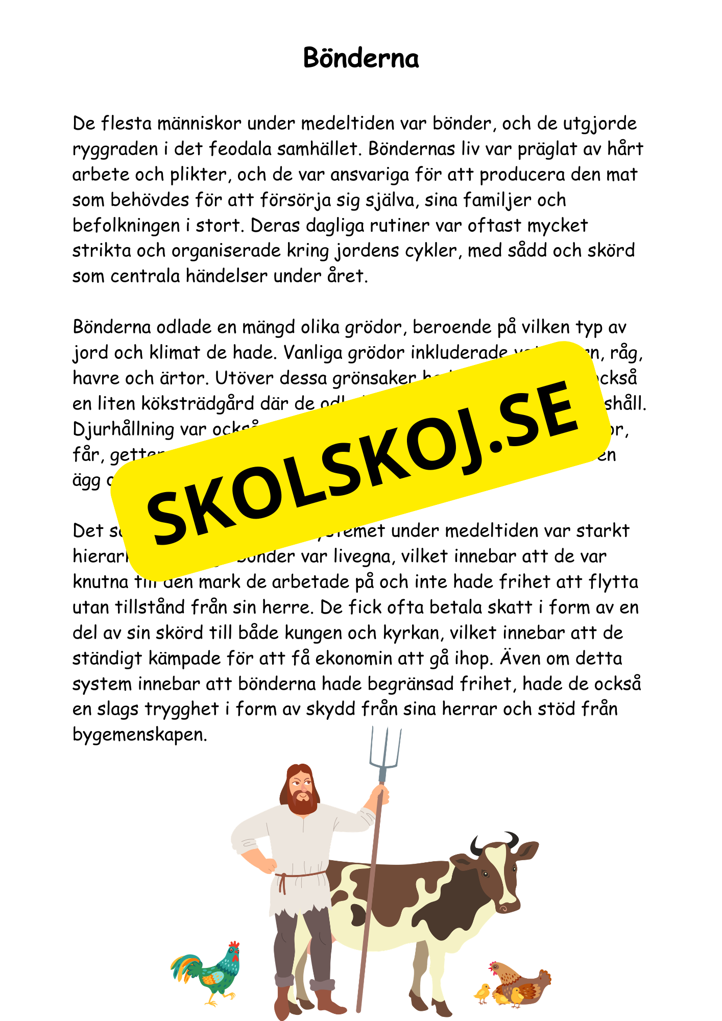 Medeltiden - Livet, makt och tro - Årskurs 4 - 6