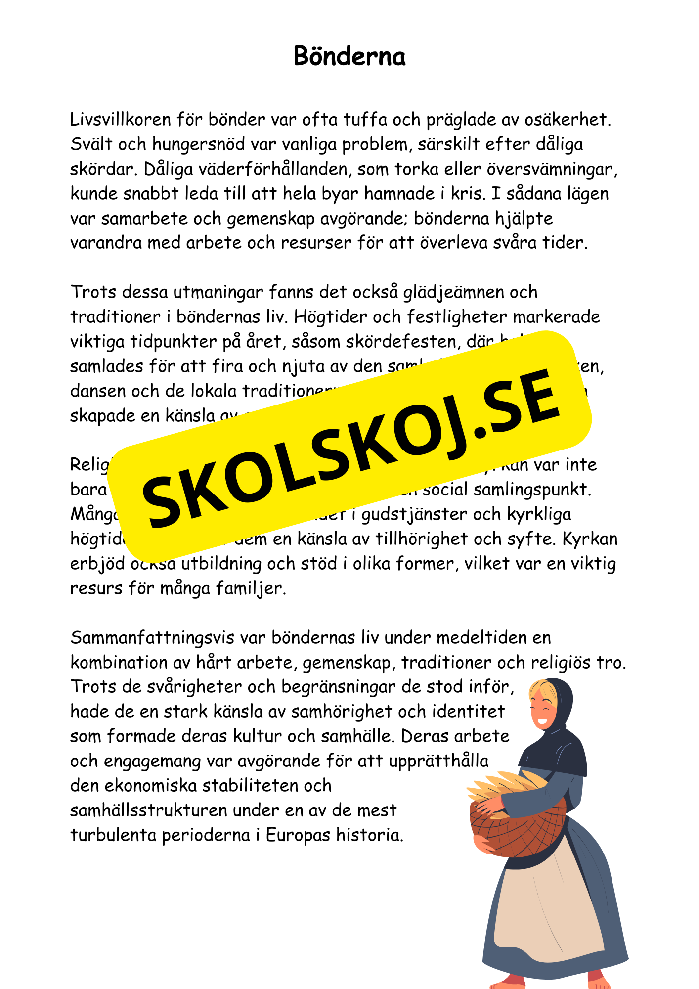 Medeltiden - Livet, makt och tro - Årskurs 4 - 6