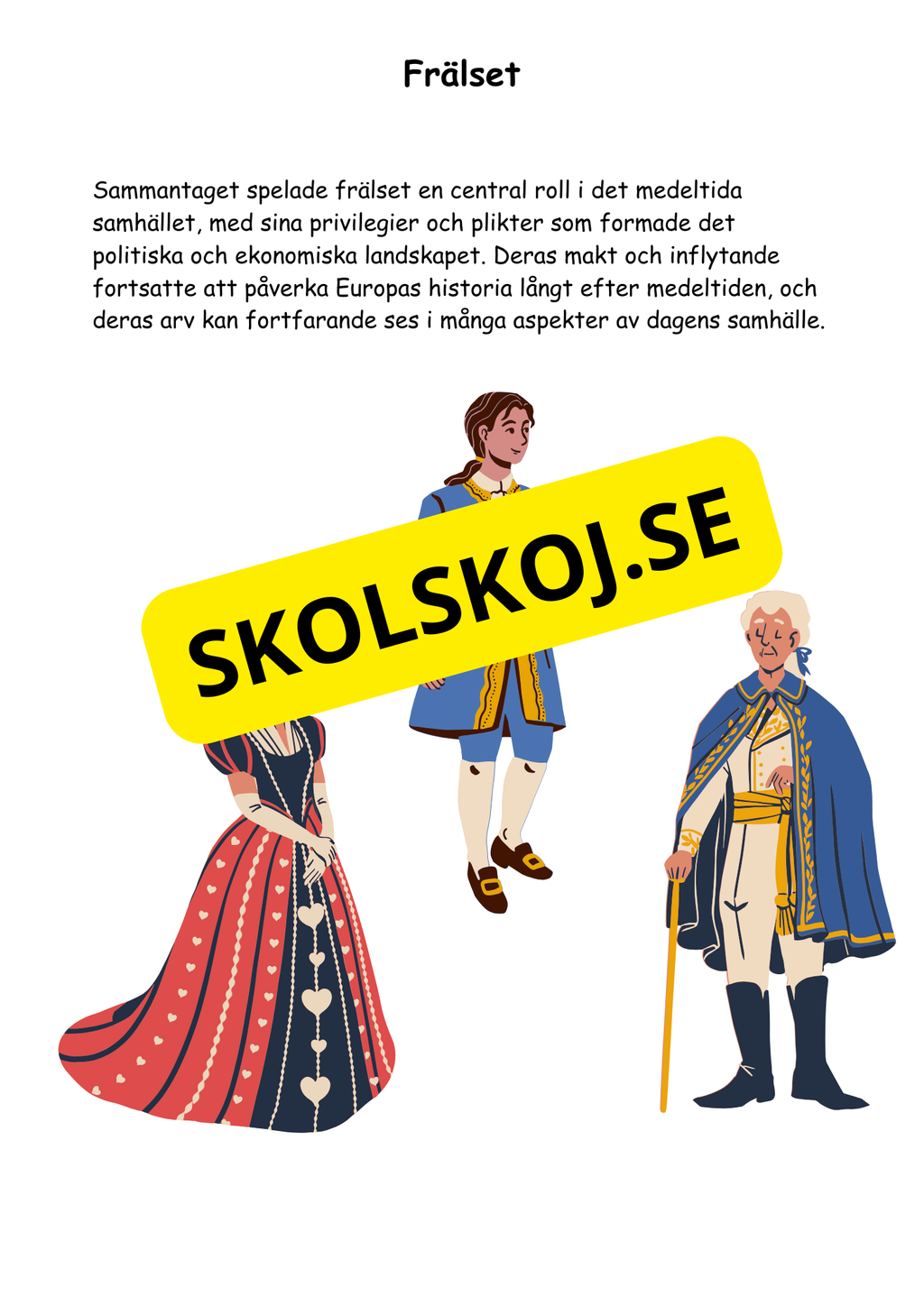 Medeltiden - Livet, makt och tro - Årskurs 4 - 6