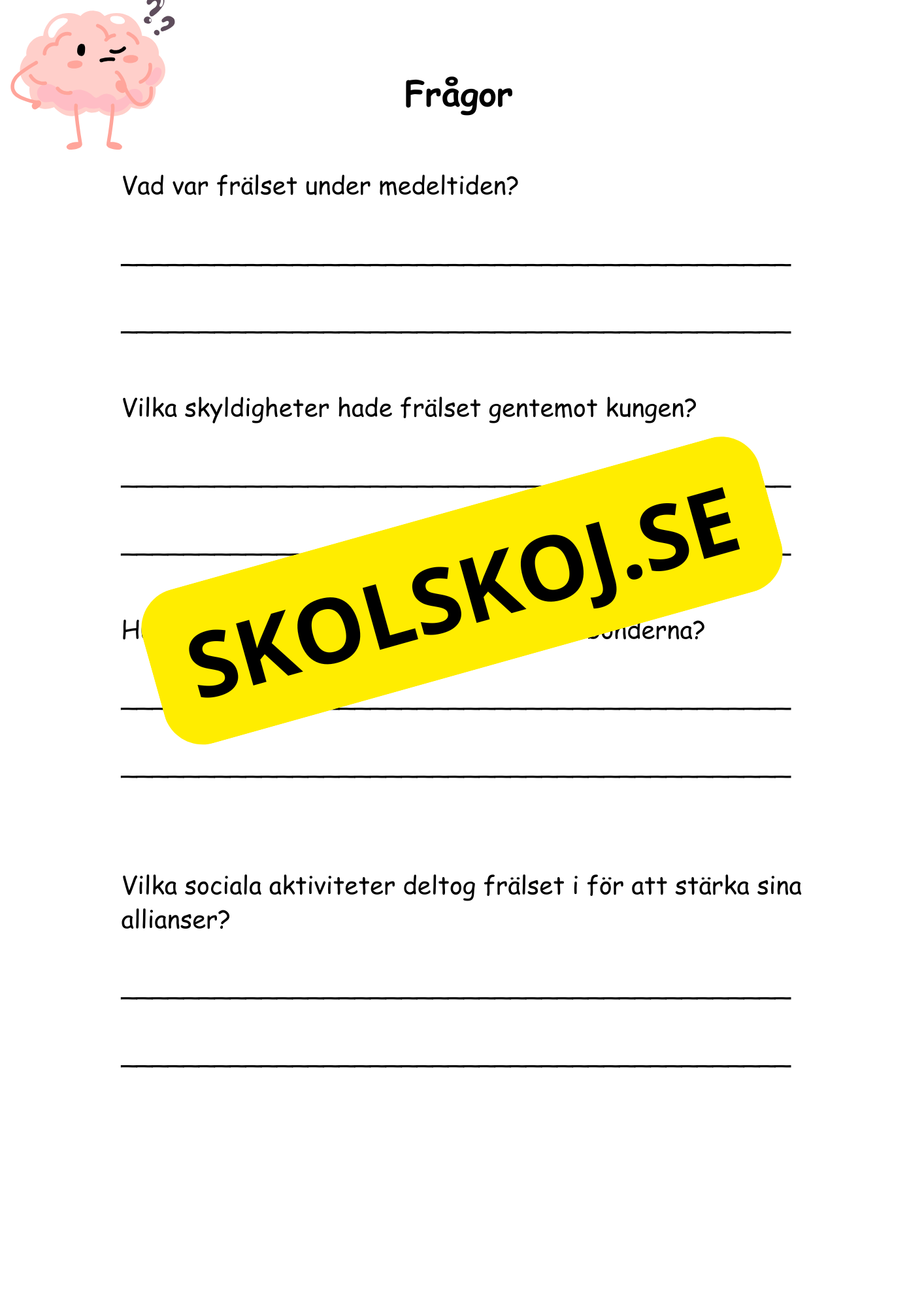 Medeltiden - Livet, makt och tro - Årskurs 4 - 6