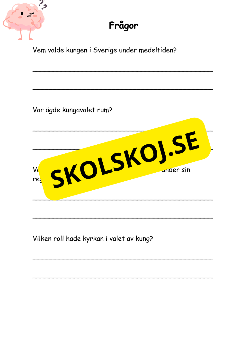 Medeltiden - Livet, makt och tro - Årskurs 4 - 6