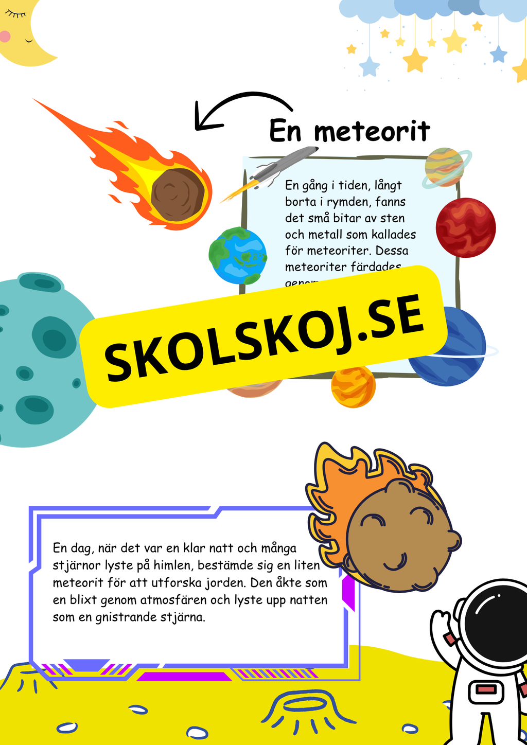 Meteoriter läsförståelse
