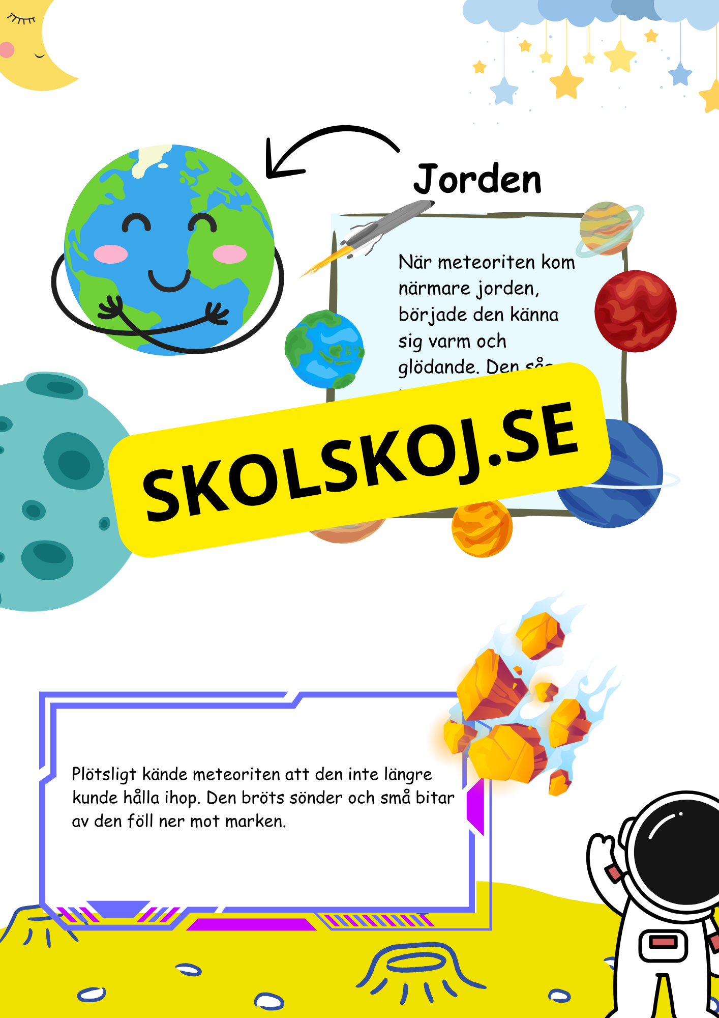 Meteoriter läsförståelse