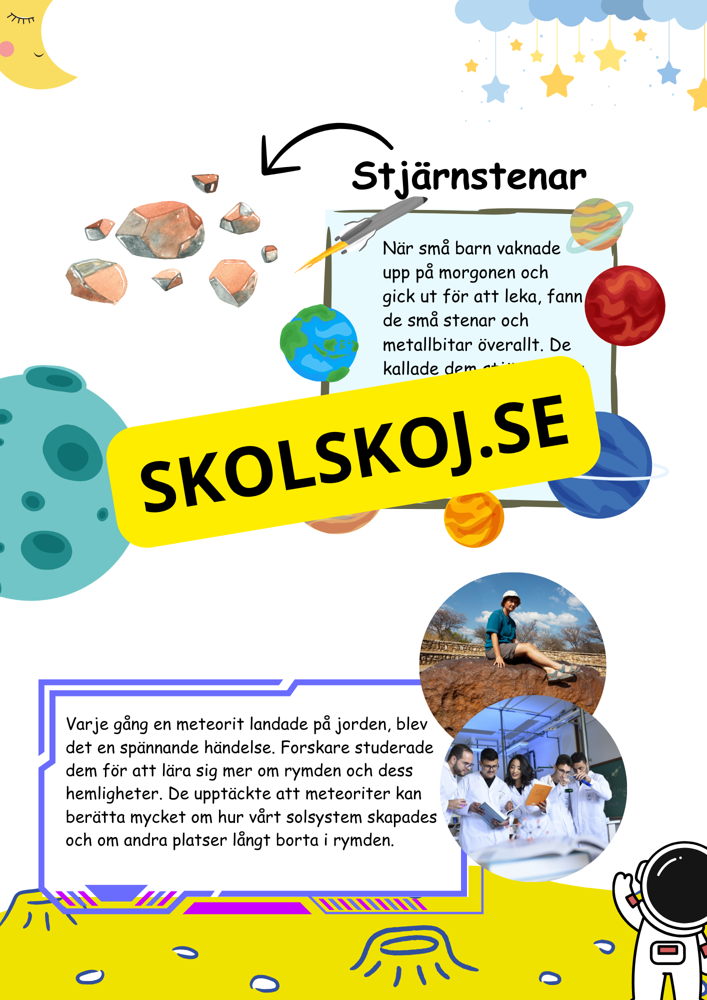 Meteoriter läsförståelse