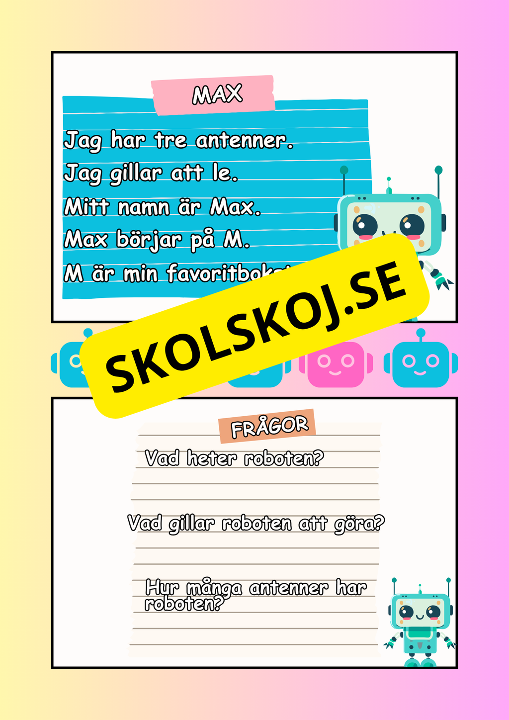 Mina första robotar