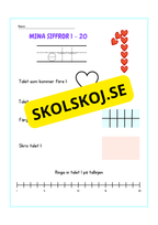Mina siffror 1 - 20