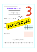 Mina siffror 1 - 20