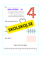 Mina siffror 1 - 20