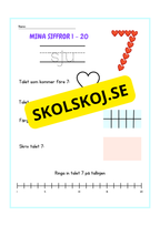 Mina siffror 1 - 20