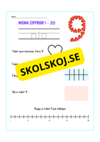 Mina siffror 1 - 20