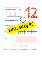 Mina siffror 1 - 20