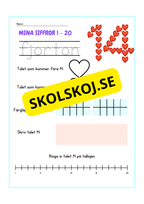 Mina siffror 1 - 20
