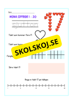 Mina siffror 1 - 20