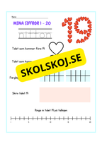 Mina siffror 1 - 20