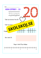 Mina siffror 1 - 20