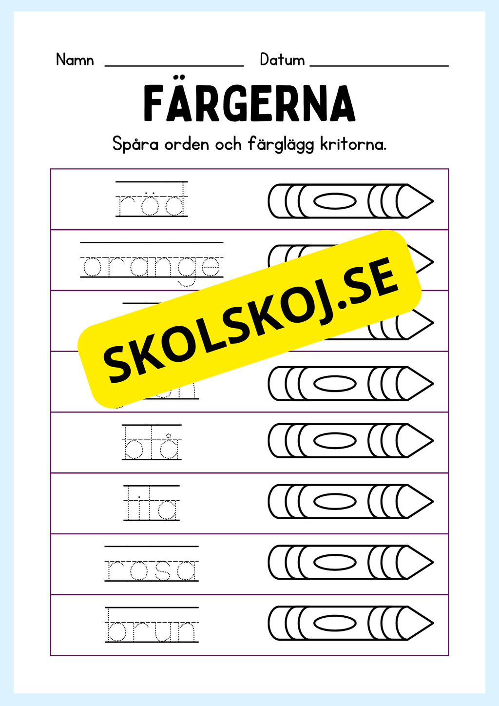 Min bok om färger
