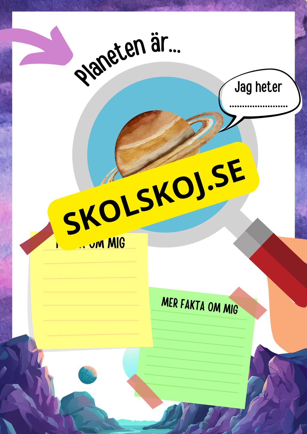 Min faktabok om planeter