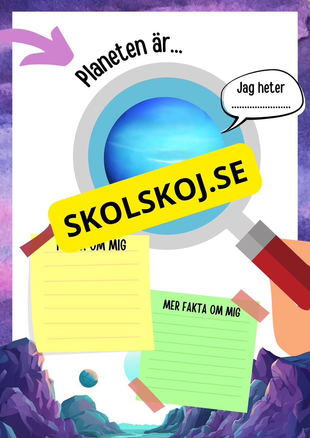 Min faktabok om planeter