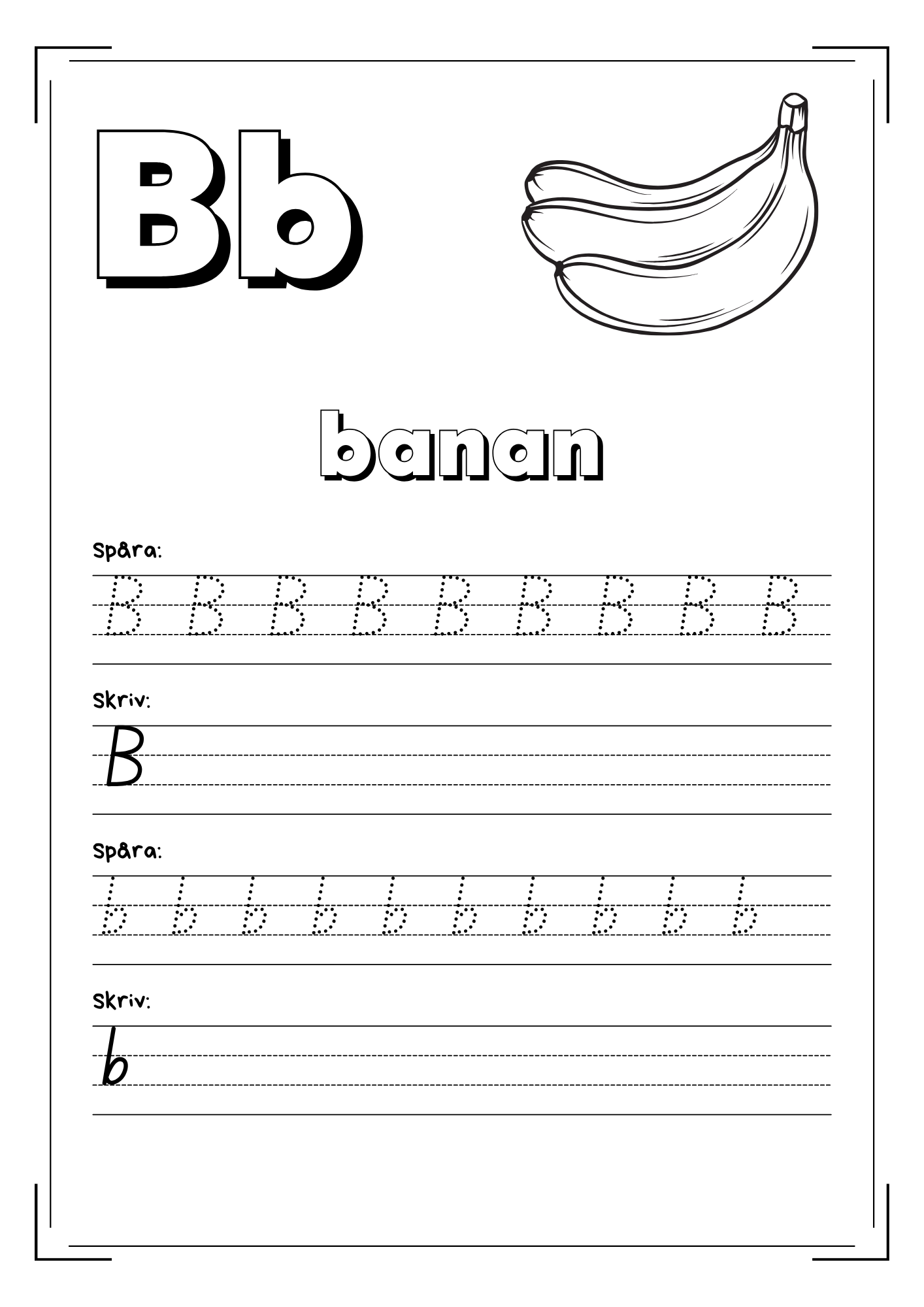 Min första ABC bok - Hela alfabetet