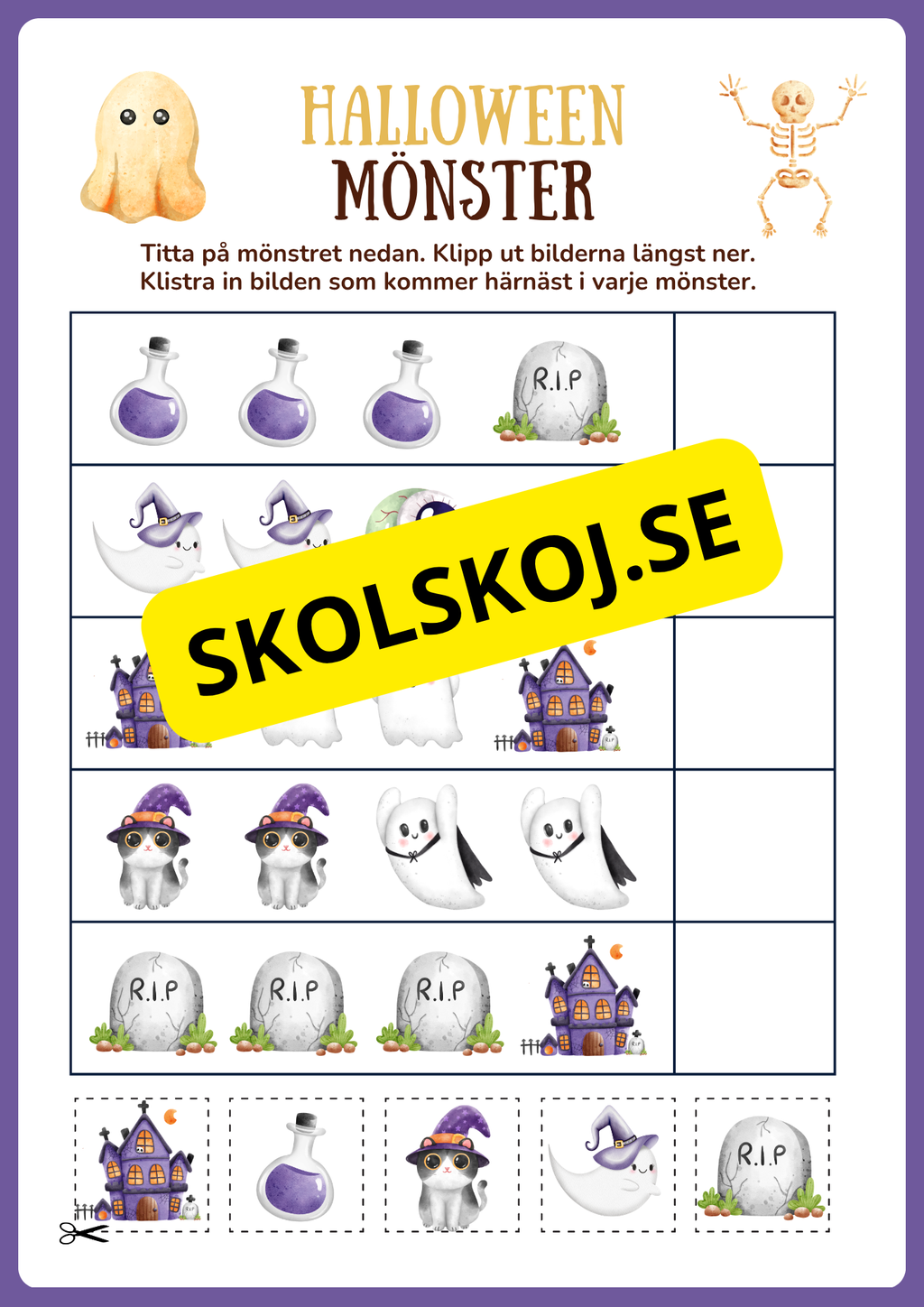 Min halloweenbok (15 sidor)