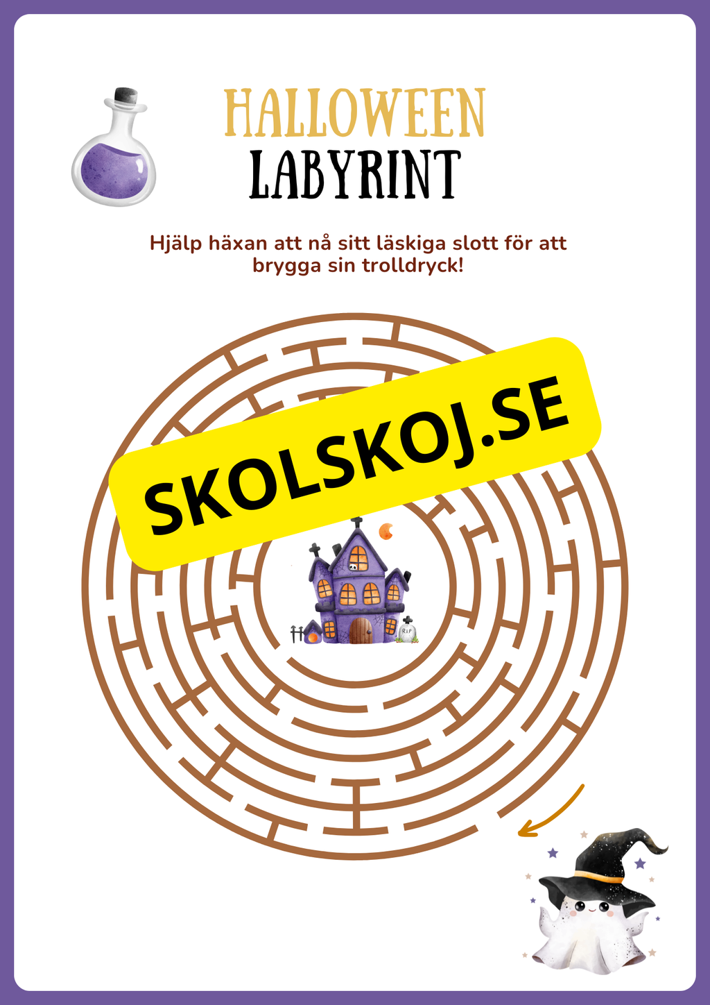Min halloweenbok (15 sidor)