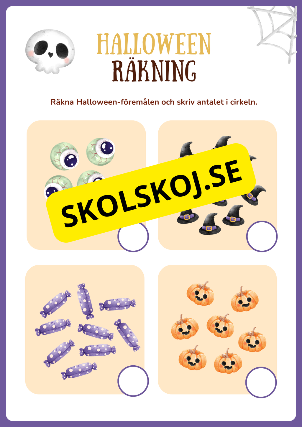 Min halloweenbok (15 sidor)