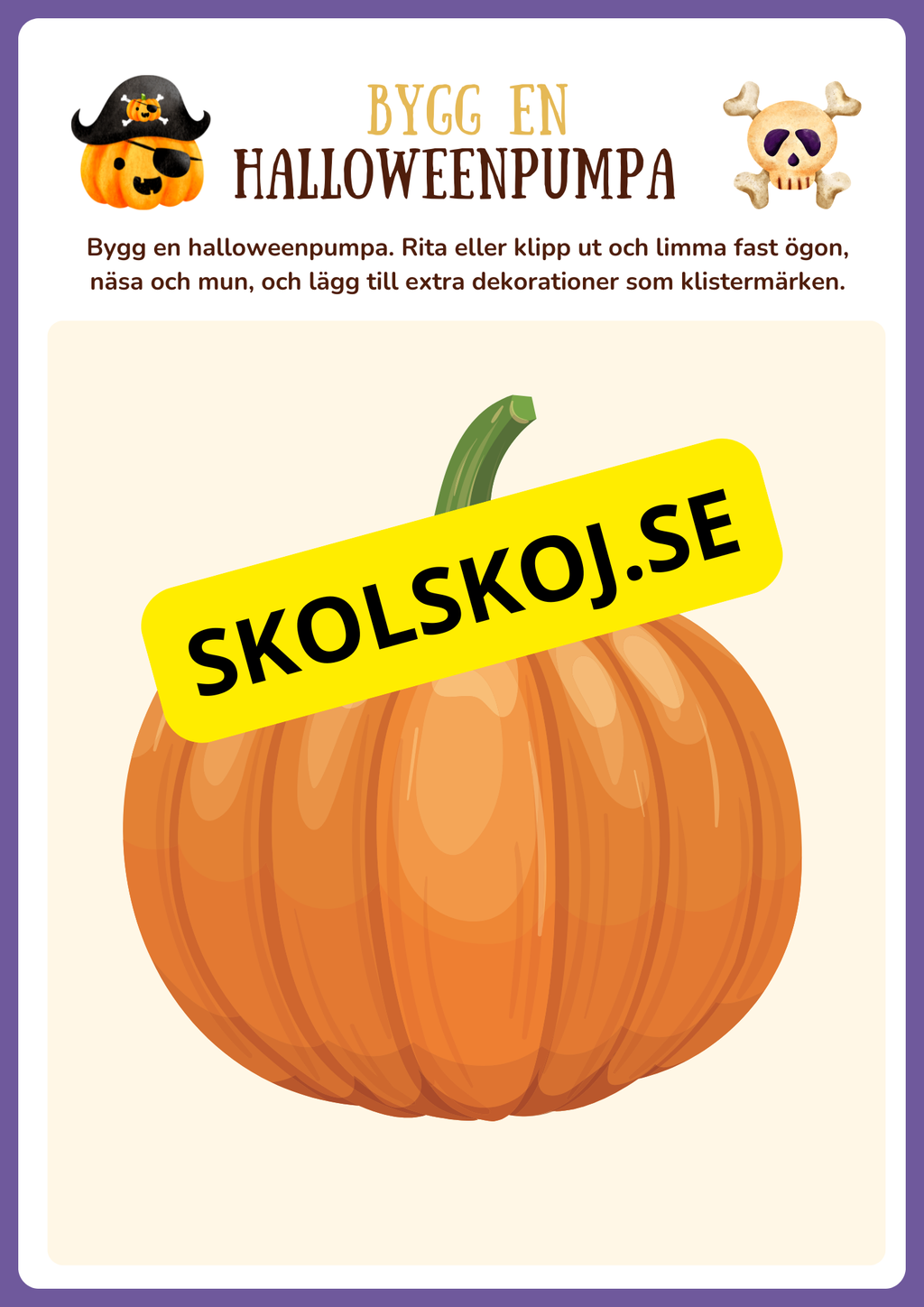 Min halloweenbok (15 sidor)