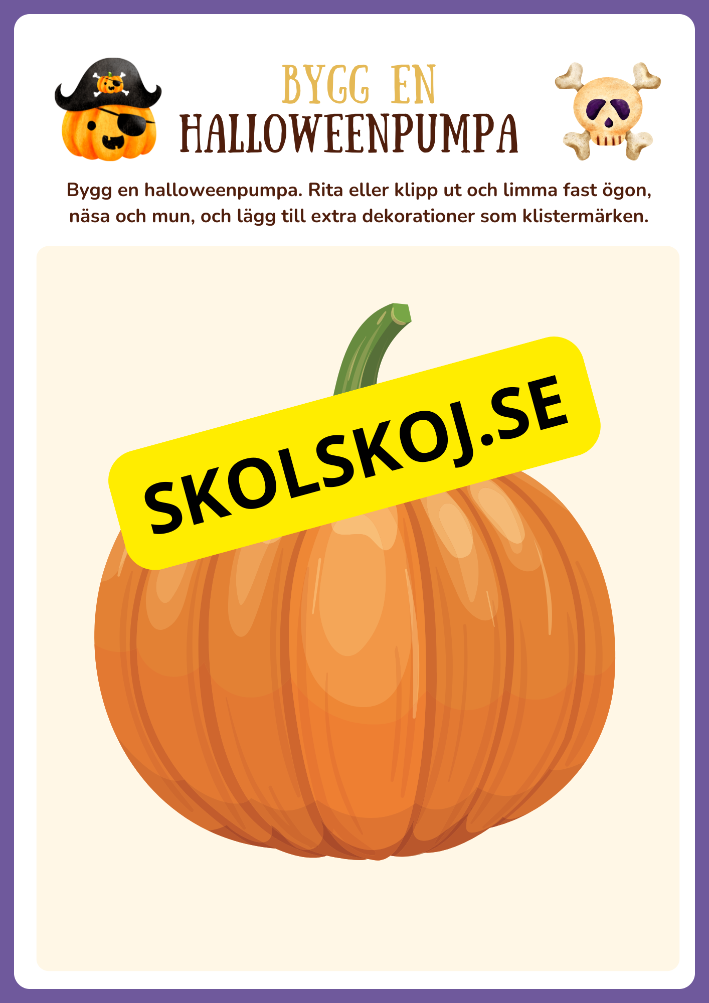 Min halloweenbok (15 sidor)